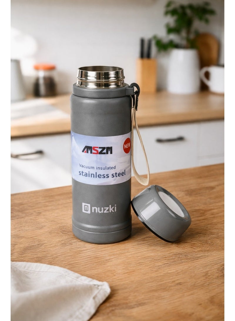 Nuzki Steel Vacuum Insulated Flask, Leak-proof, BPA-free Double Walled ,800 ml - Image 2